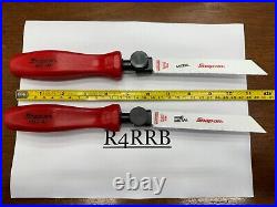 Snap-on Tools NEW RED Hard Handle Quick Cutter Hand Saw 2 Piece Set Blades HS50