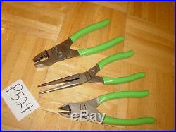 Snap-on Tools New Unused 3 Piece Pliers / Cutters Set Pl300cfg