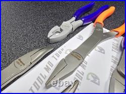 Snap-on Tools USA NEW 10pc Orange & PURPLE Assorted Plier Cutter Set PWCS7ACF