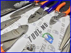 Snap-on Tools USA NEW 10pc Orange & PURPLE Assorted Plier Cutter Set PWCS7ACF