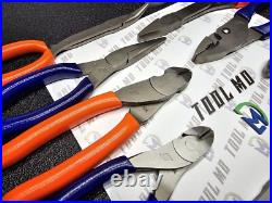 Snap-on Tools USA NEW 10pc Orange & PURPLE Assorted Plier Cutter Set PWCS7ACF