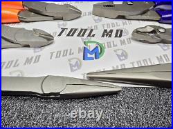 Snap-on Tools USA NEW 10pc Orange & PURPLE Assorted Plier Cutter Set PWCS7ACF