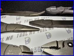 Snap-on Tools USA NEW 10pc Orange & PURPLE Assorted Plier Cutter Set PWCS7ACF