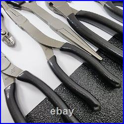 Snap-on Tools USA NEW 12 Piece BLACK Plier/Cutter/Stripper/Crimper Service Set