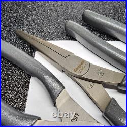 Snap-on Tools USA NEW 5pc DARK TITANIUM Combo Plier & Cutter Lot Set LN47ACF