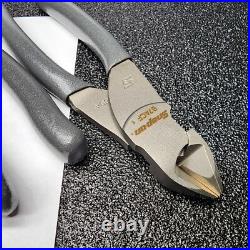 Snap-on Tools USA NEW 5pc DARK TITANIUM Combo Plier & Cutter Lot Set LN47ACF