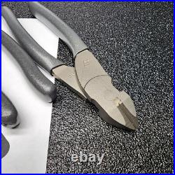 Snap-on Tools USA NEW 5pc DARK TITANIUM Combo Plier & Cutter Lot Set LN47ACF
