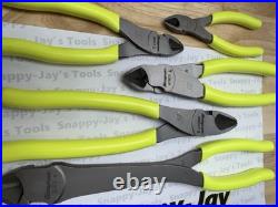 Snap-on Tools USA NEW 5pc HI VIZ Diagonal Cutter Pliers Set CUTTER5HV