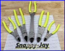 Snap-on Tools USA NEW 5pc HI VIZ Diagonal Cutter Pliers Set CUTTER5HV