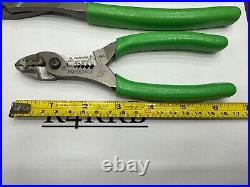 Snap-on Tools USA NEW GREEN Crimper Stripper Cutter Plier Set PWCS7ACFG 29ACFG