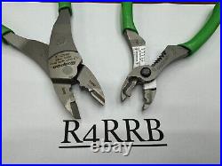 Snap-on Tools USA NEW GREEN Crimper Stripper Cutter Plier Set PWCS7ACFG 29ACFG