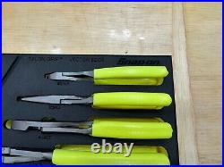 Snap-on Tools USA NEW HI-VIZ 6pc Essential Pliers / Cutters Foam Set PL600ES1FHV