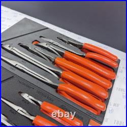 Snap-on Tools USA NEW ORANGE 12-Piece Essential Pliers / Cutters Foam Set