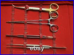 Snowden-Pencer Surgical Set -Tungsten Carbide (TC) Gold Handle Diamond Edge Tool