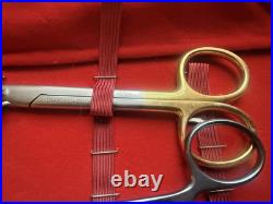 Snowden-Pencer Surgical Set -Tungsten Carbide (TC) Gold Handle Diamond Edge Tool