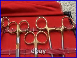 Snowden-Pencer Surgical Set -Tungsten Carbide (TC) Gold Handle Diamond Edge Tool