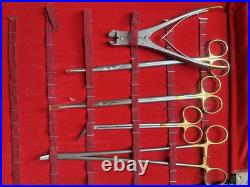 Snowden-Pencer Surgical Set -Tungsten Carbide (TC) Gold Handle Diamond Edge Tool