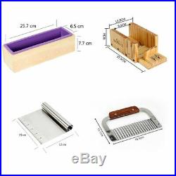Soap Making Kit Tool Set For Handmade Soaps Cutting Box With Cutters Silicone