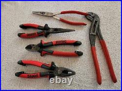 Sonic Tools Nws 5 Piece Needle Nose Diagonal Duckbill Pliers Made In Germany