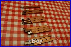 Stag tool steel cutters Set 12 look unused shank 27/64 square from myford stuff