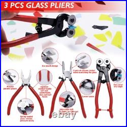 Stained Glass Kit for Adults Beginners, 30 PCS Tool Set with Glass Cutter, 80 Stained Glass Kit for Adults Beginners, 30 PCS Tool Set with Glass Cutter, 80