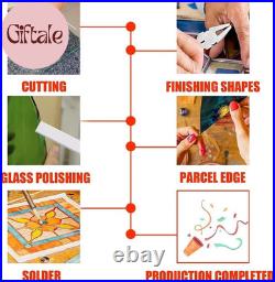 Stained Glass Kit for Adults Beginners, 30 PCS Tool Set with Glass Cutter, 80W S