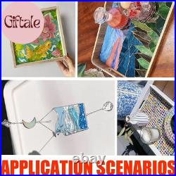 Stained Glass Kit for Adults Beginners, 30 PCS Tool Set with Glass Cutter, 80W S