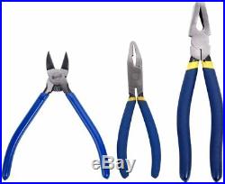 Stained Glass Tool Kit Set of 16 Pieces Pliers Cutters Mallet Complete Essential