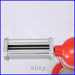 Stainless Pasta Roller & Cutter Set Attachment for KitchenAid Stand Mixers Tool