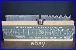 Stanley 50 Combination Plane With Full Set Of Cutters