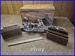 Stanley No. 45 Antique Vintage Combination Plane and Cutter Set