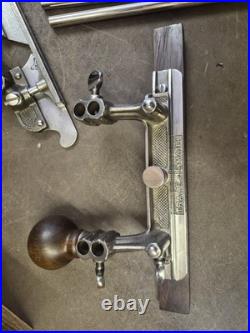 Stanley No. 45 Antique Vintage Combination Plane and Cutter Set