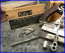 Stanley No 45 Combination Plane with 2 Sets of Cutters & Original Box Excellent