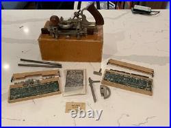 Stanley No. 45 Combo Plane Set 22 Cutters, Spurs, & Instructions FREE SHIPPING