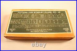 Stanley No. 45 Plane, Sweetheart, Beautiful Set of 21 Boxed Cutters