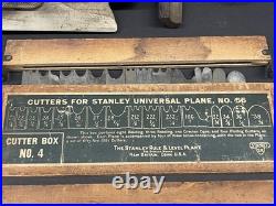 Stanley Plane No. 55 with Cutters Set Vintage
