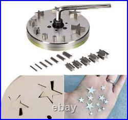 Star Disc Cutter 5mm to 31mm Set of 10 Punches Fit for Jewelry Dies ewelry Tools