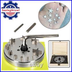 Star Disc Cutter Set of 10 Punches 5mm 31mm for Jewelry Dies Ewelry Tools