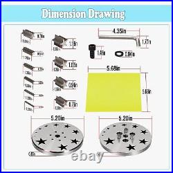 Star Disc Cutter Set of 10 Punches 5mm to 31mm for Jewelry Dies Ewelry Tools