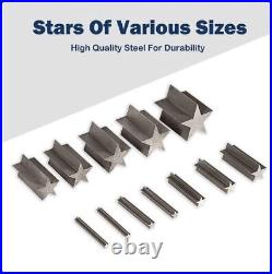 Star Disc Cutter Set of 10 Punches 5mm to 31mm for Jewelry Dies Ewelry Tools