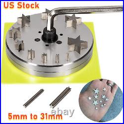 Star Disc Cutter Set of 10 Punches 5mm to 31mm for Jewelry Dies Ewelry Tools