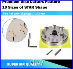 Star Disc Cutter Set of 10 Punches 5mm to 31mm for Jewelry Dies Jewelry Tools