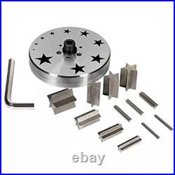 Star Shape Disc Cutter Set 10 Punches 5mm to 31mm Jewelry Sheet Dies with Handle