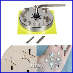 Star disc Cutter 5mm to 31mm Set of 10 Punches, Suitable for Jewelry Dies ewelry