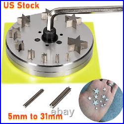 Star disc Cutter 5mm to 31mm Set of 10 Punches, for Jewelry Dies ewelry Tools