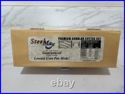 Steelmax Premium Annular Cutter Set (smrc021) 1 Cut 3/4 Shank