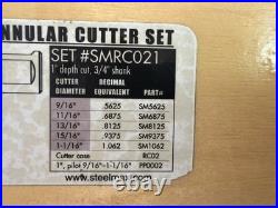 Steelmax Premium Annular Cutter Set (smrc021) 1 Cut 3/4 Shank