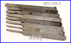 Super nice matched set OHIO TOOLS PLOW PLANE IRONS CUTTERS