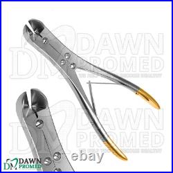 TC Pin & Wire Cutter 4 Pcs Set Veterinary Pliers Orthopedic Instrument German Gr