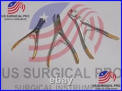 TC Pin Wire Cutter Set of 3 Pcs Orthopedic Surgical High Quality Instruments